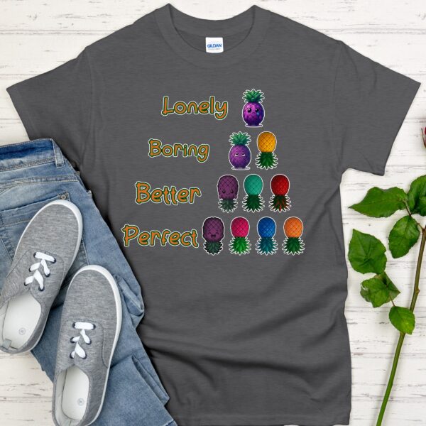 Swinger Lifestyle Shirt. Lonely? Boring? Better? Nah. Be Perfect. A Pineapple Vibe Tee for Your Spicy Side. Solo to Swinging Own Your Stage. - Image 5