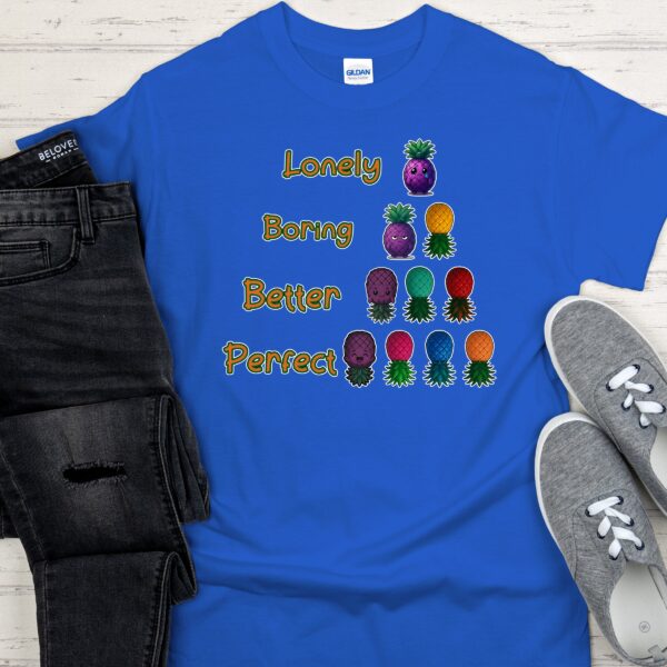 Swinger Lifestyle Shirt. Lonely? Boring? Better? Nah. Be Perfect. A Pineapple Vibe Tee for Your Spicy Side. Solo to Swinging Own Your Stage. - Image 9